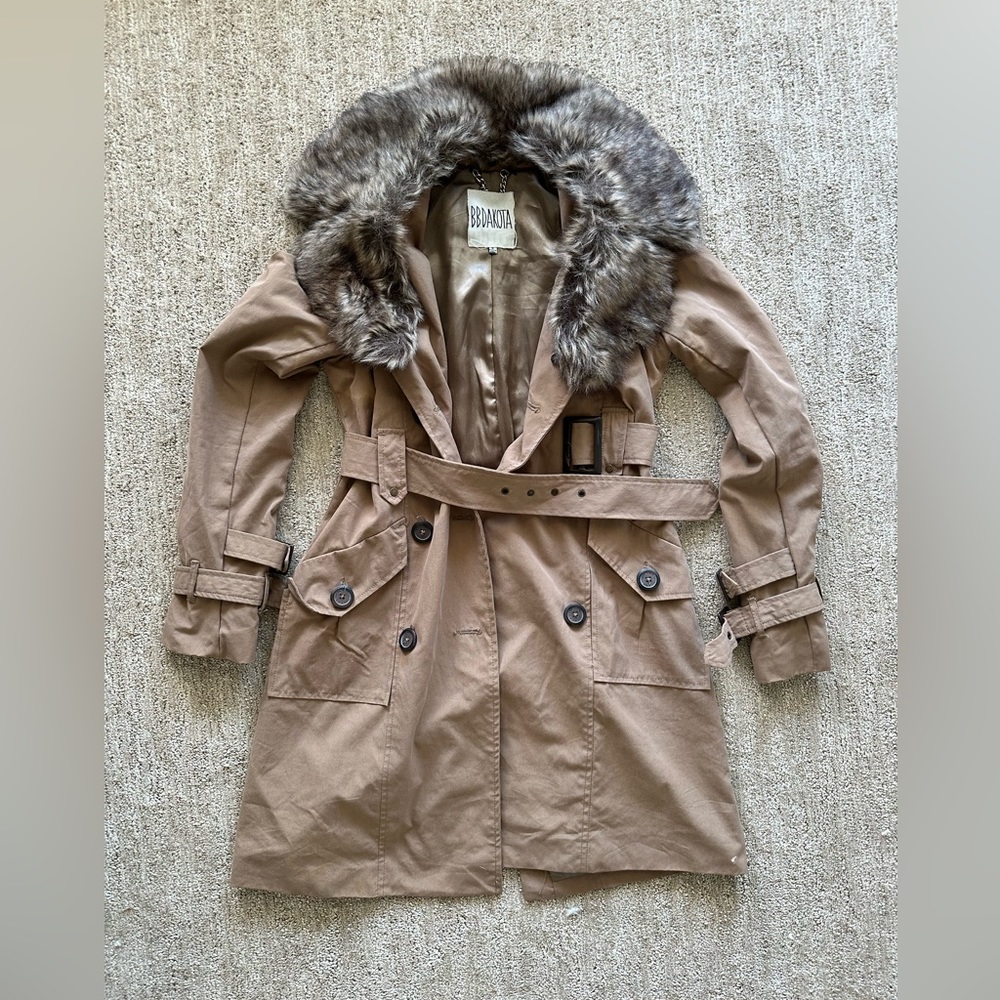 Soft Brown Fur Coat